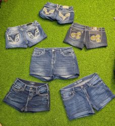 8115 - Upcycled Denim Shorts