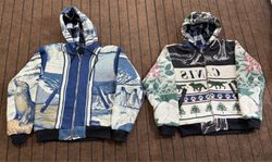 Upcycled Tapestry Hooded Jackets