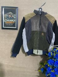 Veste à capuche en velours côtelé Carhartt recyclé..
