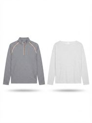 (FV-2104) T-Shirt & quarter Zip Light Jackets