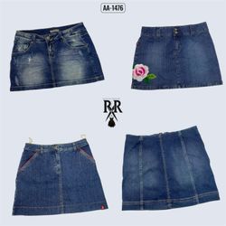 Jupes en denim de l'ère Y2K Britney Mix (AA-1476)
