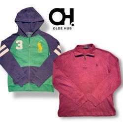 Ralph Lauren 1/4 zip and Full zip Sweaters