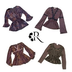 Y2K Unique Girl Hauts manches longues RW-2631