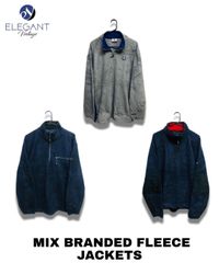 Mixed Branded Fleece Jackets - EVM0573
