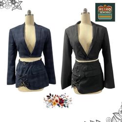 Upcycled Blazer Co-ord Set