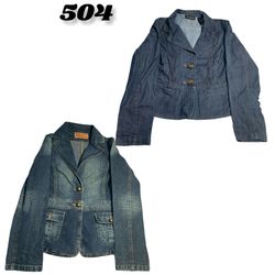 Y2k Inspired Casual jacket Denim jacket (brands) E..