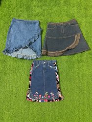 Yv1578 Denim Mini Skirts 11P