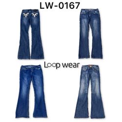 Y2K Low Rise Bootcut Jeans With Embellished Pocket..