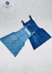 UPCYLED Ärmelloses Denim-Mini-Kleid - EVR0645