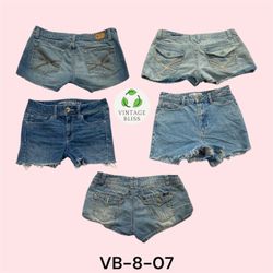 Denim Mini Embroidered Shorts Bundle (VB-8-07)8 Pi..