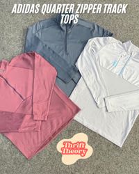 🔴 Adidas Quarter Zipper Track Tops - (11/10)