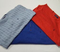 Ralph Lauren Sweaters – 1/4 Zip, Cable Knit, Round..