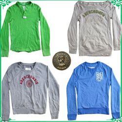 Hollister Abercrombie Rockwear Y2K Vintage Sweatsh..