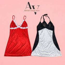 Y2k Silk SLIP DRESSES