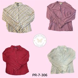 Women's Cotton Long Sleeve Blouse – Soft Everyday ..