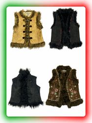 Vintage afghan waistcoat (AW-20)