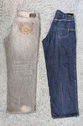 **Y2K Hip Hop Baggy Jeans – 2000s Oversized Loose ..