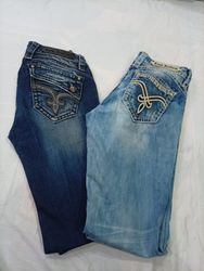 CR12732 Vintage Rock Revival Flare and Straight Je..