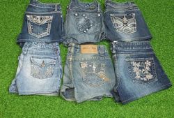 ANGELS JEANS  AND OTHER MIX BRANDS MINI SHORTS (C ..