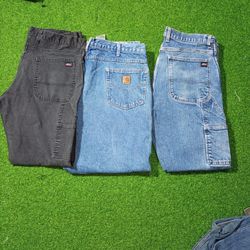 CARHARTT DICKES MEN WEAR HIP-HOP JEANS (A189)