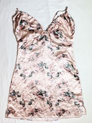 Printed slips dress