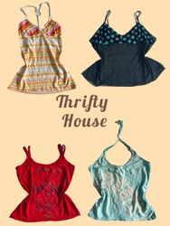 Y2K Casual Cami Tops(TH/532)