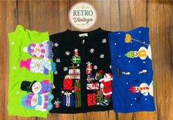 Weihnachten Vintage & einzigartiger Pullover-Stil ..