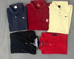 Collar mix branded t shirts.