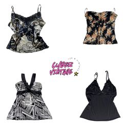 Y2K Vintage Cami Tops (MH-056)