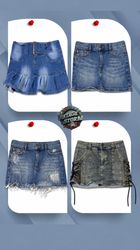 Y2K Denim Mini Skirts