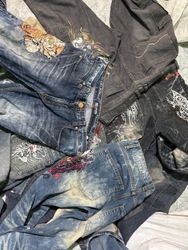 Embroidery japenas jeans 50pcs