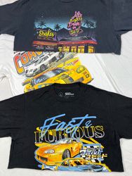 Car printed t-shirt (T-0045)