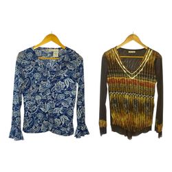 Y2K White Long Sleeve Blouse