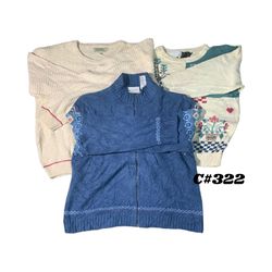 Mix Brand Knitwear Bundle | 10-Piece Winter Sweate..