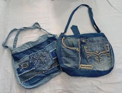 CR12700 Upcycled Rock Revival and Miss Me Bags