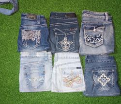 ANGELS JEANS AND OTHER MIX BRANDS MINI SKIRTS (C 2..
