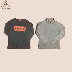 round neck t shirt high neck full sleeve levi’s pu..