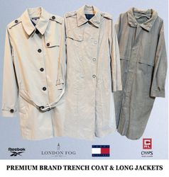 Premium Brand Trench Coats & Long Jackets