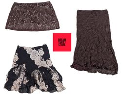GRUNGE DESIGNER SKIRT'S BRANDS INCLUDED LAUREN,CAT..