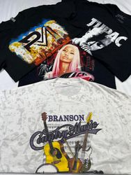 Music printed t-shirts