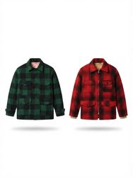 (FV-2448) Veste en flanelle vintage Mix | Vêtement..