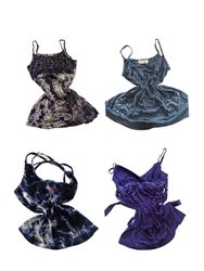 Y2K Blue Star Pocket Cami Tops-ST-236