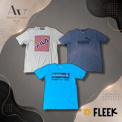 Quicksilver,puma,fila & more brand t shirts