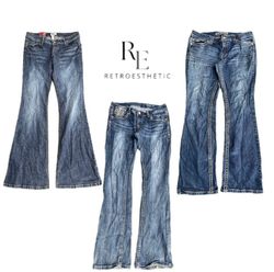 Y2K NYC IT GIRL DENIM JEANS RE-3593