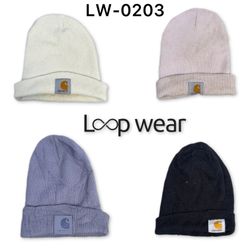 Vintage Carhartt Ribbed Knit Cuffed Beanies