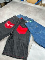 HIP HOP BAGGY JORTS JEANSSHORTS | Shipping from ge..