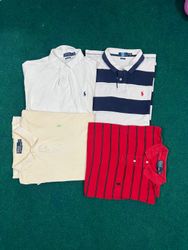 Polo 3 button tee shirts 17 piece