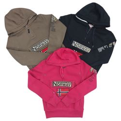 Vintage Geographical Norway Zipper Jackets