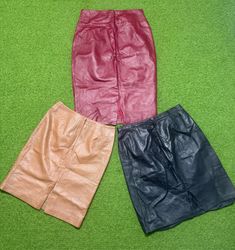Tv266  Leather Skirts 12P