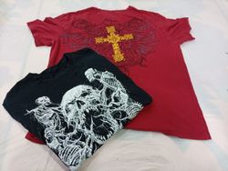 CR11260 Vintage Skull T-Shirts